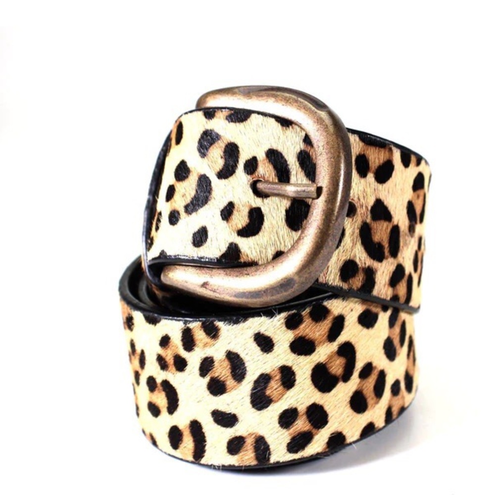 Diba True Womens Animal Print Cheetah Adjustable Belt One Size